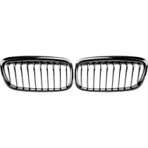 BMW 2-Serie F45/F46 14+ Enkelribbad Blanksvart Sportgrill / Njurar Performance-Look DIEDERICHS